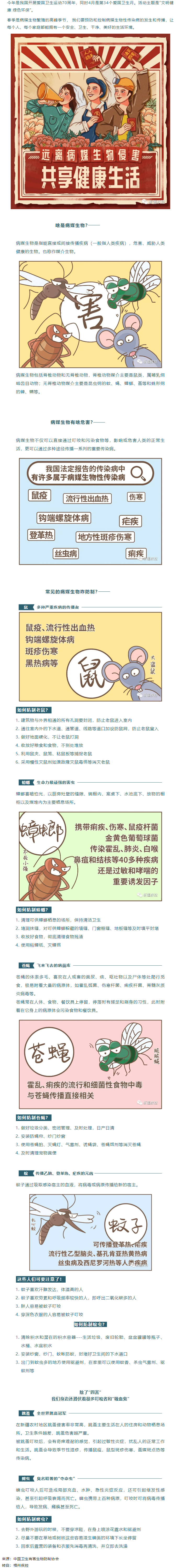 【愛國衛(wèi)生月】這些動物傳播各種傳染病，時刻潛伏在我們身邊.png