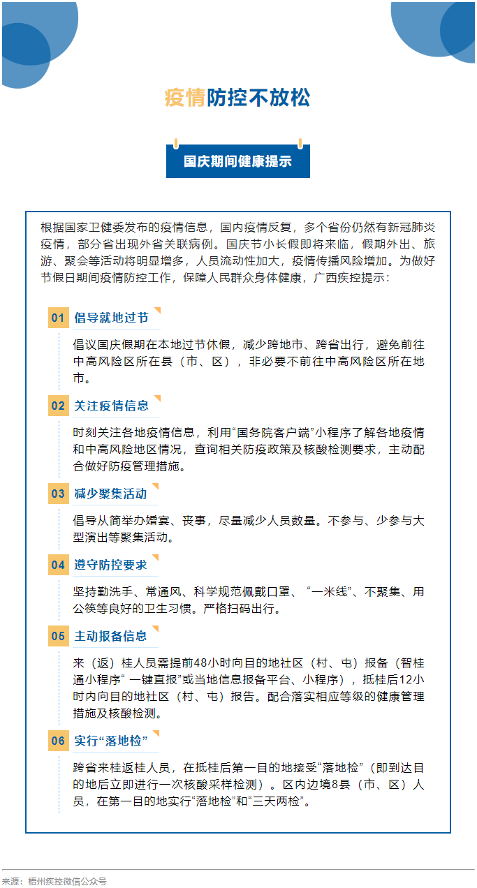 【疫情防控】國慶節(jié)疫情防控不放松，廣西疾控發(fā)布提示.png