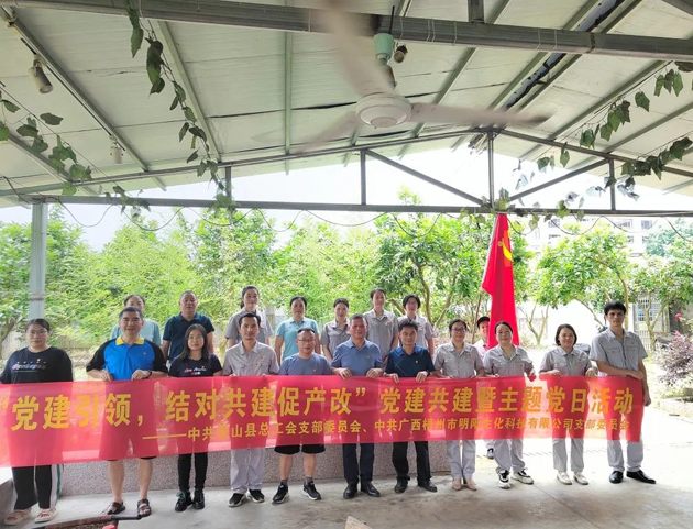 蒙山縣總工會：黨建引領，結(jié)對共建促產(chǎn)改